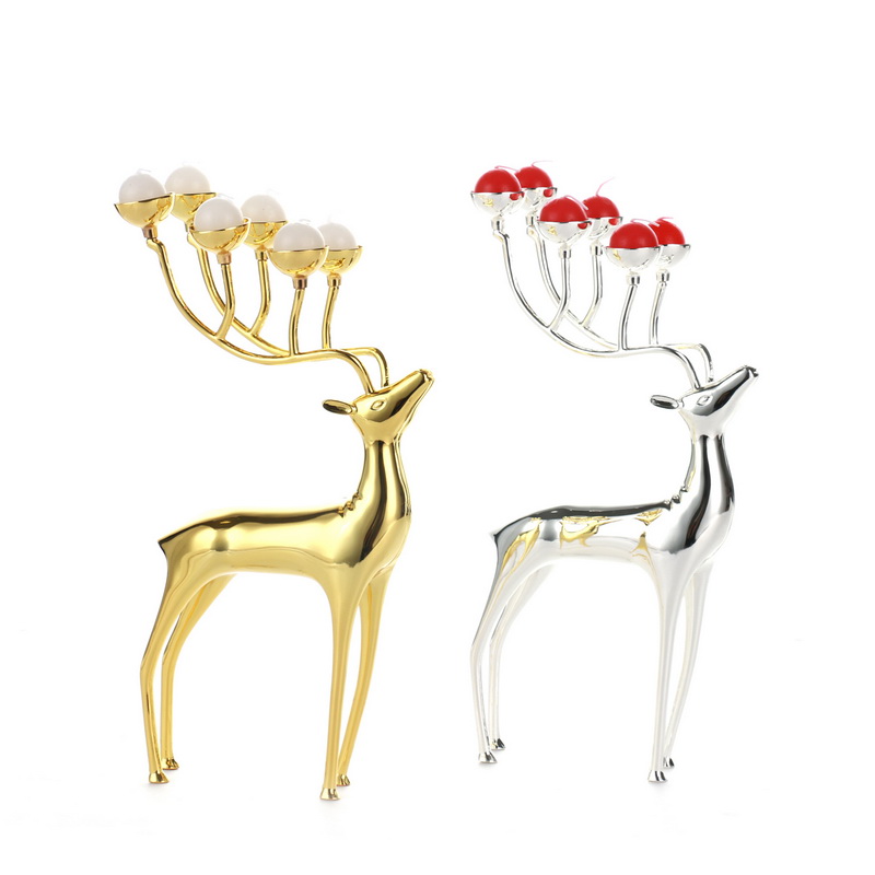 Hot selling customized Deer Candle Holder 