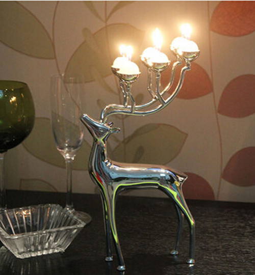 Luxury  customized Deer Candle Holder 