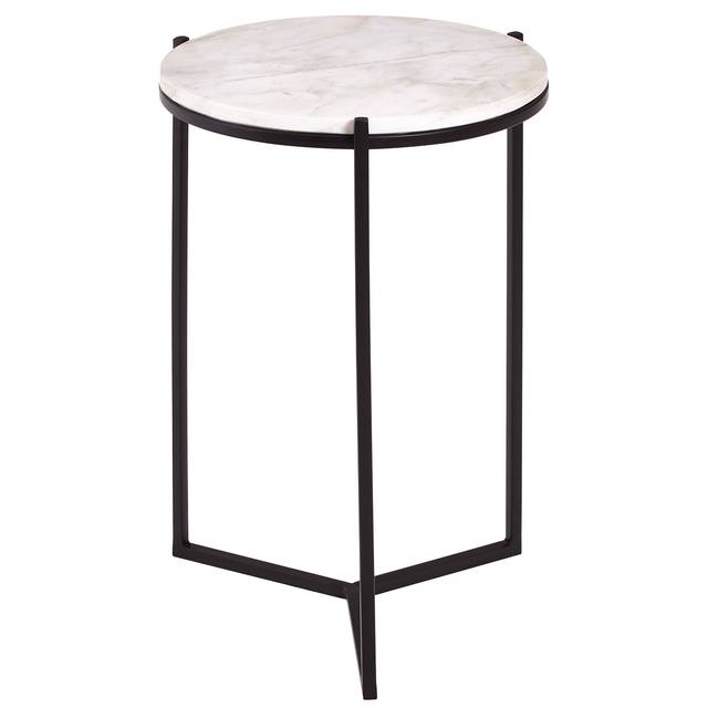 Iron Coffee Table With Marble Top 